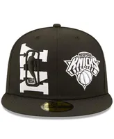 Men's New Era Black, White New York Knicks 2022 Nba Draft 59FIFTY Fitted Hat