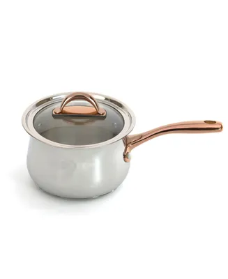 Ouro Saucepan with Glass Lid, 6.25" - Silver