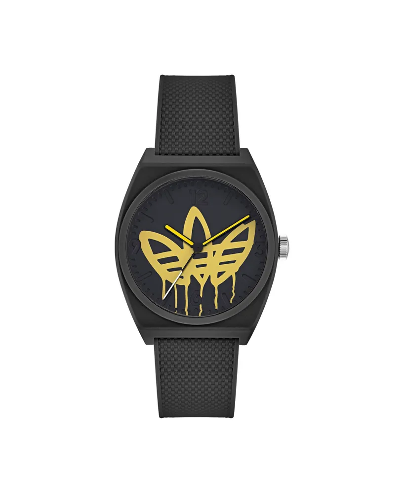 adidas Unisex Three Hand Project Two Resin Strap Watch 38mm