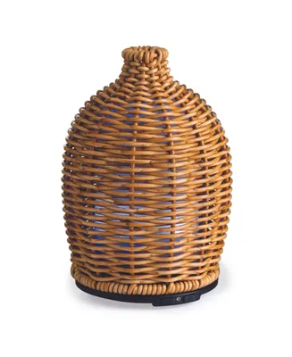 Wicker Vase Ultrasonic Essential Oil Diffuser, Set of 4