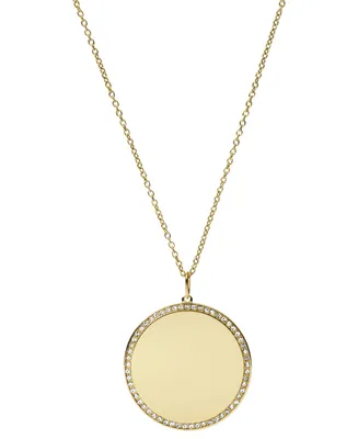 Lane Stainless Steel Pendant Necklace - Gold