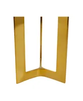 Contemporary Candle Holder, Set of 2 - Gold