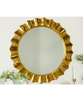 Glam Wall Mirror, 35" x 35" - Gold