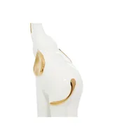 Glam Elephant Sculpture, Set of 2 - Gold