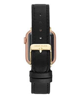 Anne Klein Women's Genuine Leather Band designed for Apple Watch 42mm (Series 1-3 only) & 44/45/46/49mm (Ultra & Ultra 2