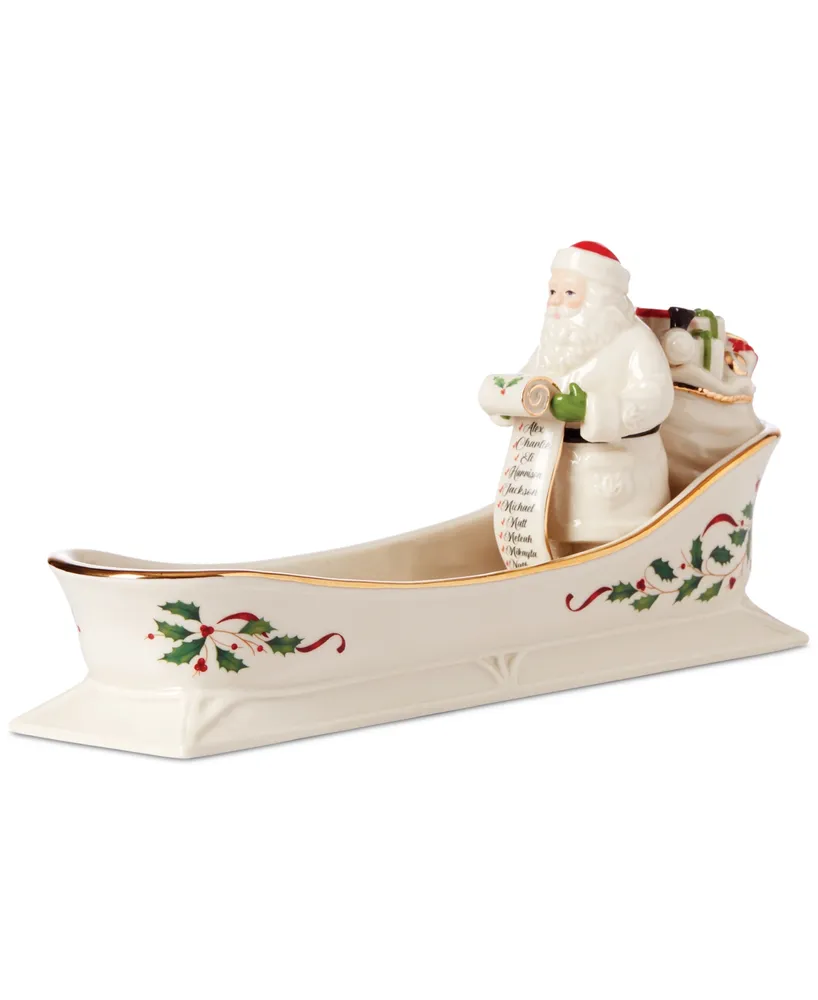 Lenox Santa Sleigh Cracker Tray