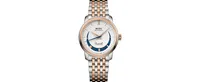 Mido Women's Swiss Automatic Baroncelli Smiling Moon Two Tone Stainless Steel Bracelet Watch 33mm