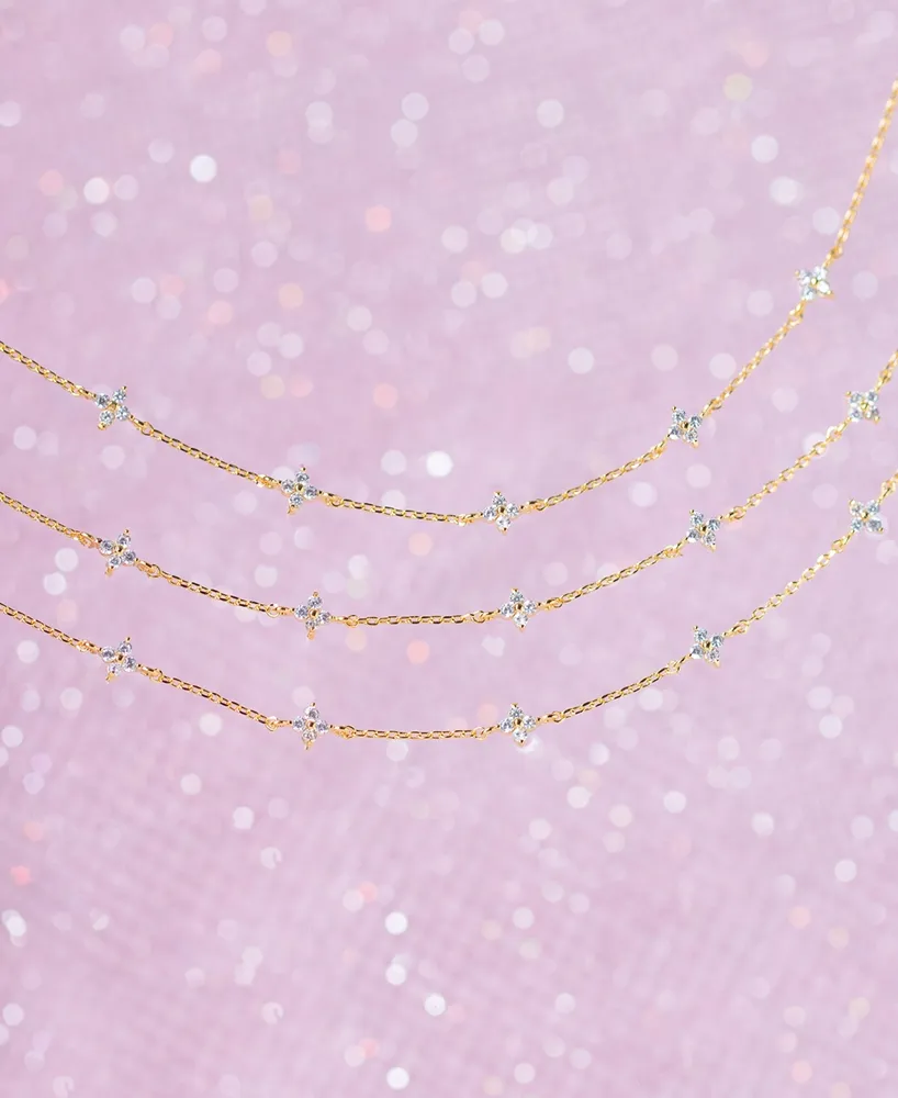 Girls Crew Shimmer Blossom Bracelet - Gold