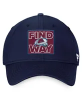 Men's Fanatics Navy Colorado Avalanche 2022 Stanley Cup Champions Hometown Flex Hat