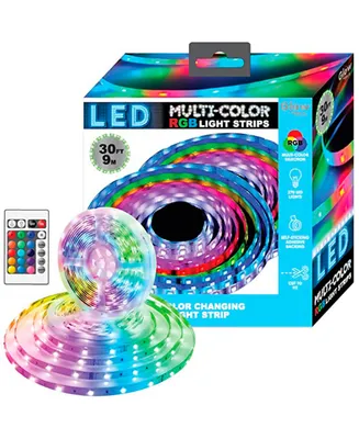 Color Led with Remote, 30' - Multi