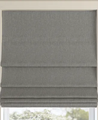 Sun Zero Pryer Textured 100% Blackout Cordless Roman Shade