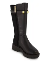 Marc Fisher Little Girls Tall Pyramid Stud Boots