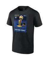 Men's Fanatics Black Golden State Warriors 2022 Nba Finals Champions 75th Anniversary Jumper Trophy T-shirt