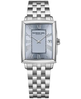 Raymond Weil Women's Swiss Toccata Stainless Steel Bracelet Watch 22.6x28.1mm