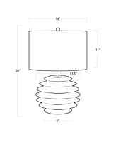 Regina Andrew Design Coastal Living Accordion Round Table Lamp