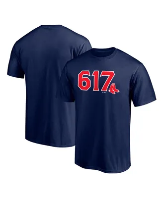 Men's Fanatics Navy Boston Red Sox Hometown 617 T-shirt