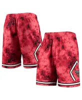 Men's Mitchell & Ness Red Chicago Bulls Hardwood Classics 1997 Galaxy Swingman Shorts