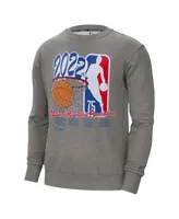 Men's Nike Heathered Gray Team 31 Nba 75th Anniversary Fleece Sweatshirt