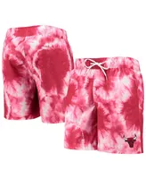 Men's G-iii Sports by Carl Banks Red Chicago Bulls Splash Volley Swim Shorts