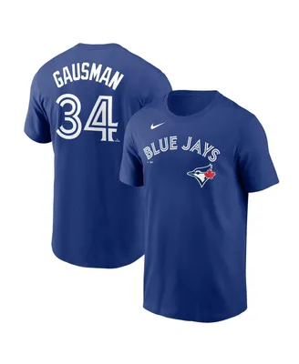 Men's Nike Kevin Gausman Navy Toronto Blue Jays Name and Number T-shirt