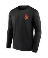 Men's Fanatics Black San Francisco Giants It Doesn'T Get More Hometown Collection Long Sleeve T-shirt