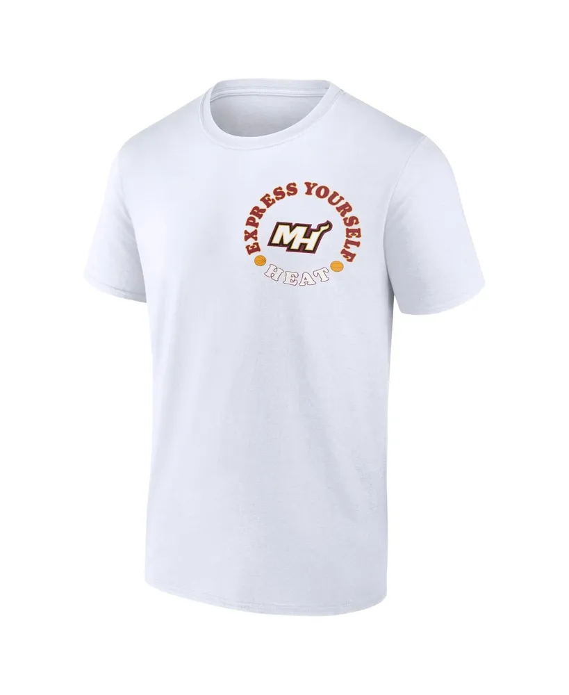 Men's Fanatics White Miami Heat Street Collective T-shirt