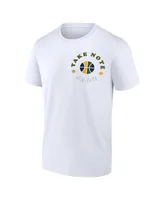 Men's Fanatics White Utah Jazz Street Collective T-shirt