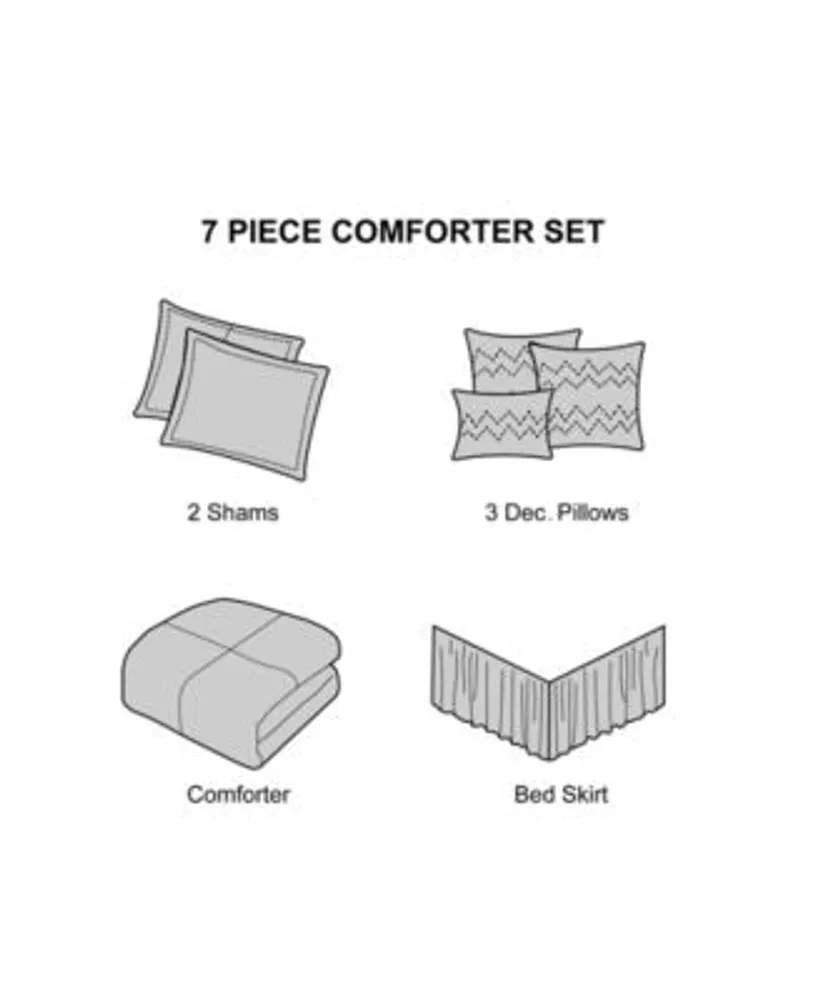 Donovan 7 Piece Comforter Set Collection