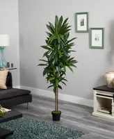 Nearly Natural 6' Dracaena Real Touch Artificial Plant