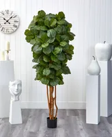 Nearly Natural 6' Fiddle Leaf Fig Tree