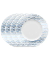 Noritake Hammock Stripes Rim Salad Plates, Set of 4