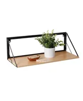 Multipurpose Mountable Shelf with Bracket, 24"