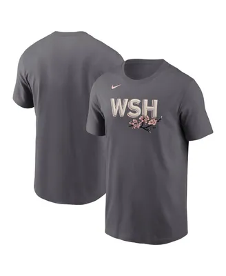 Men's Nike Gray Washington Nationals City Connect Wordmark T-shirt