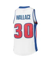 Big Boys Mitchell & Ness Rasheed Wallace White Detroit Pistons 2003-04 Hardwood Classics Swingman Jersey