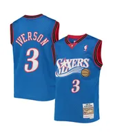 Big Boys Mitchell & Ness Allen Iverson Royal Philadelphia 76ers 1999-00 Hardwood Classics Swingman Jersey