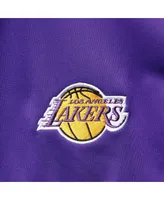 Men's Purple, Gold Los Angeles Lakers Big and Tall Pieced Body Full-Zip Track Jacket