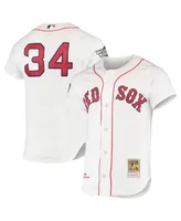 Men's Mitchell & Ness David Ortiz White Boston Red Sox 2004 Cooperstown Collection Home Authentic Jersey