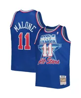 Men's Mitchell & Ness Karl Malone Royal Western Conference Hardwood Classics 1992 Nba All-Star Game Swingman Jersey