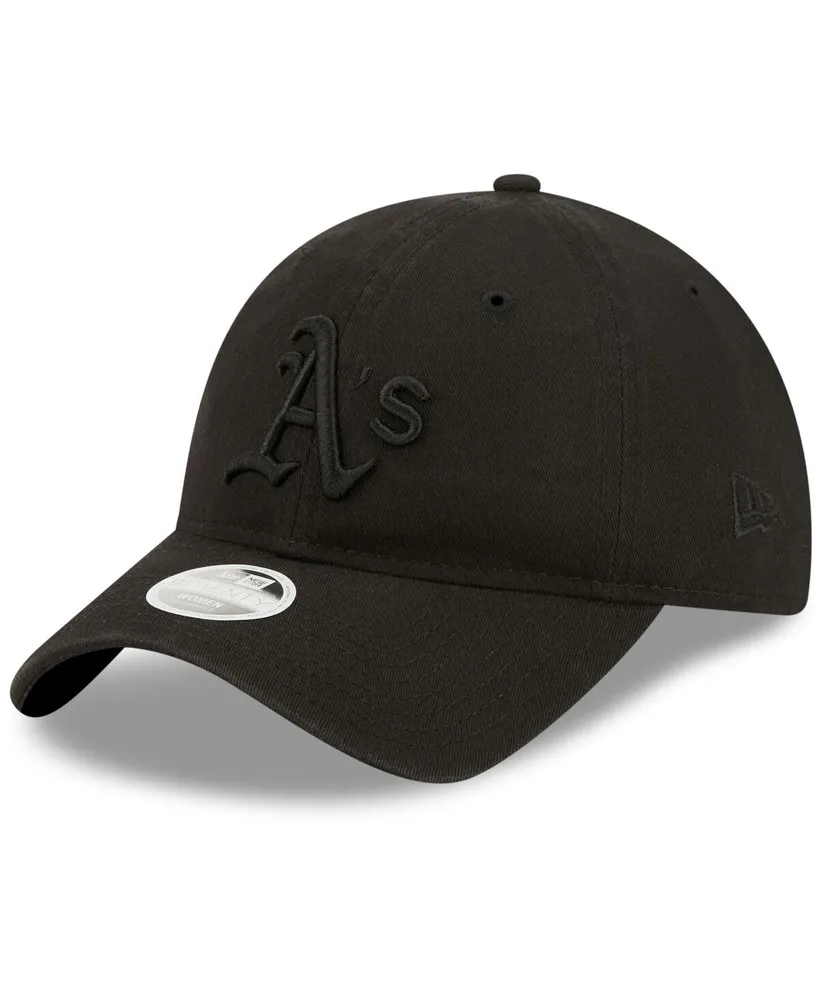 Women's New Era Oakland Athletics Black on Black Core Classic Ii 9TWENTY Adjustable Hat