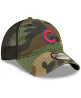 Men's New Era Camo Chicago Cubs Trucker 9TWENTY Snapback Hat