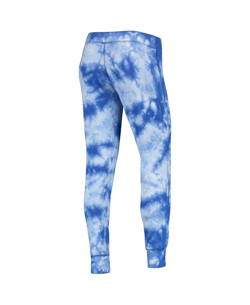 Women's New Era Royal Los Angeles Dodgers Tie-Dye Jogger Pants