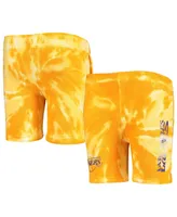 Preschool White, Gold Los Angeles Lakers Santa Monica Shorts