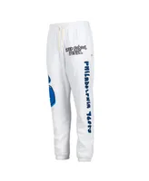 Men's After School Special White Philadelphia 76ers Sweatpants