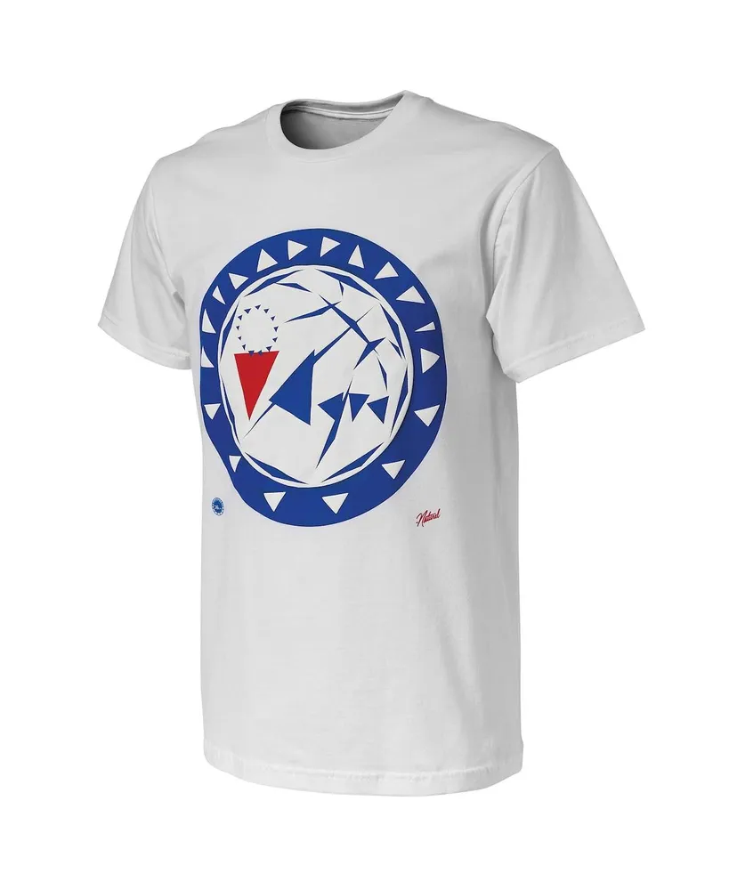 Men's Nba x Naturel White Philadelphia 76ers No Caller Id T-shirt