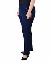 Ny Collection Plus Size Wide Waist Pull On Pants