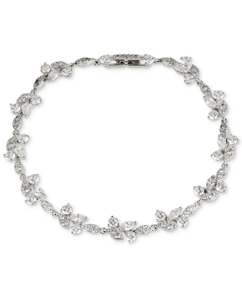 Eliot Danori Silver-Tone Crystal Line Bracelet, Created for Macy's