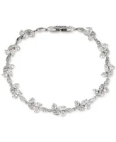 Eliot Danori Silver-Tone Crystal Line Bracelet, Created for Macy's