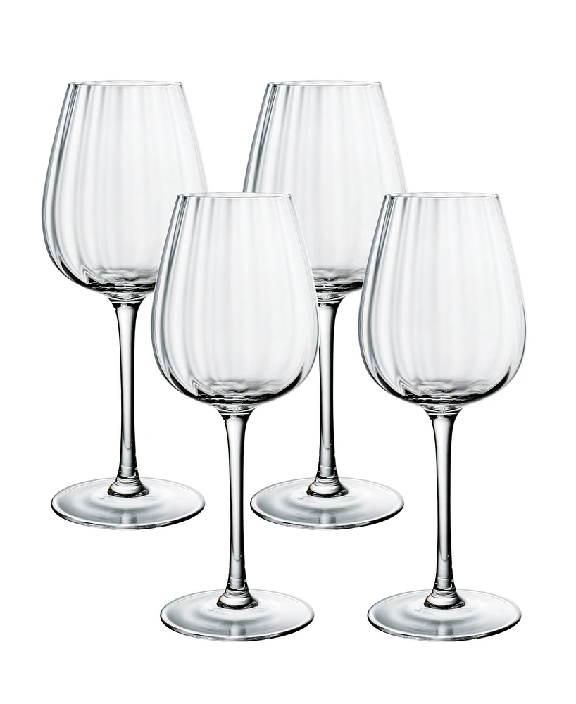 Villeroy & Boch Rose Garden White Wine Glass, Set of 4