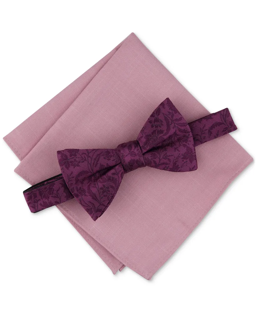 Bar Iii Men's 2-Pc. Edken Bow Tie & Pocket Square Set, Created for Macy's