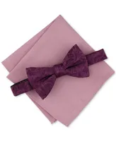 Bar Iii Men's 2-Pc. Edken Bow Tie & Pocket Square Set, Created for Macy's